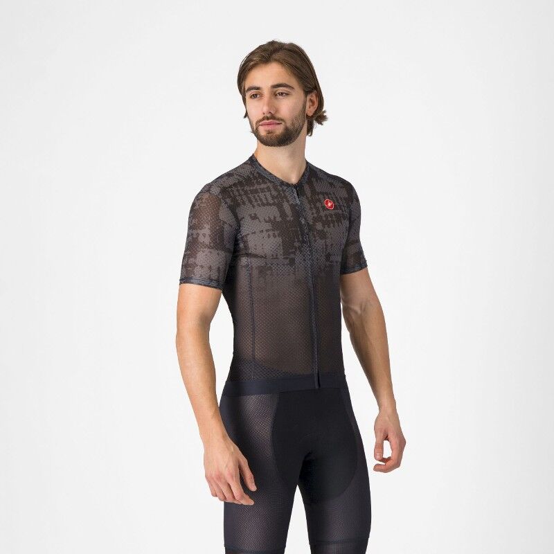 Maillot Cycliste Vintage Castelli - Années 80, Bleu, Taille S - Vélo Rétro