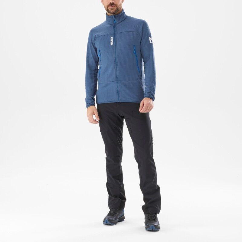 Millet Fusion Grid Jacket - Pánská fleesová mikina | Hardloop