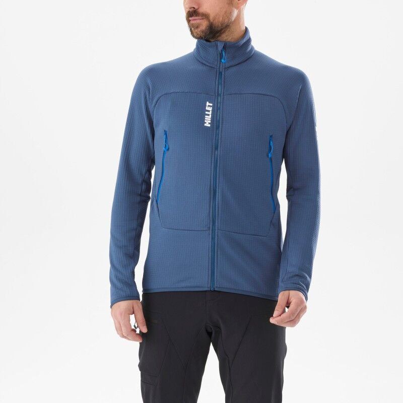 Millet Fusion Grid Jacket - Pánská fleesová mikina | Hardloop
