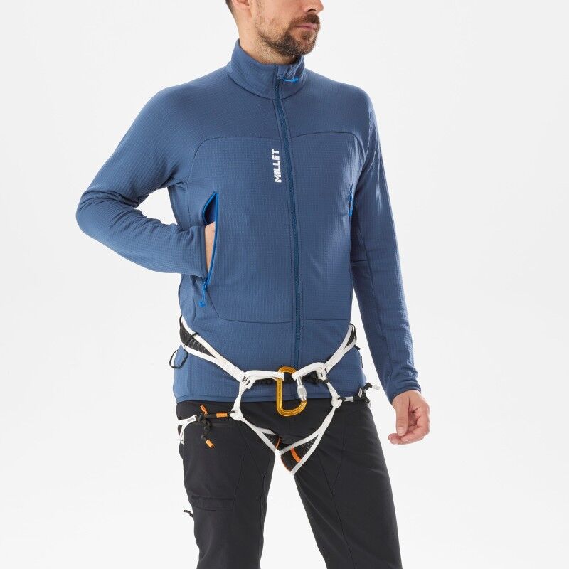 Millet Fusion Grid Jacket - Pánská fleesová mikina | Hardloop