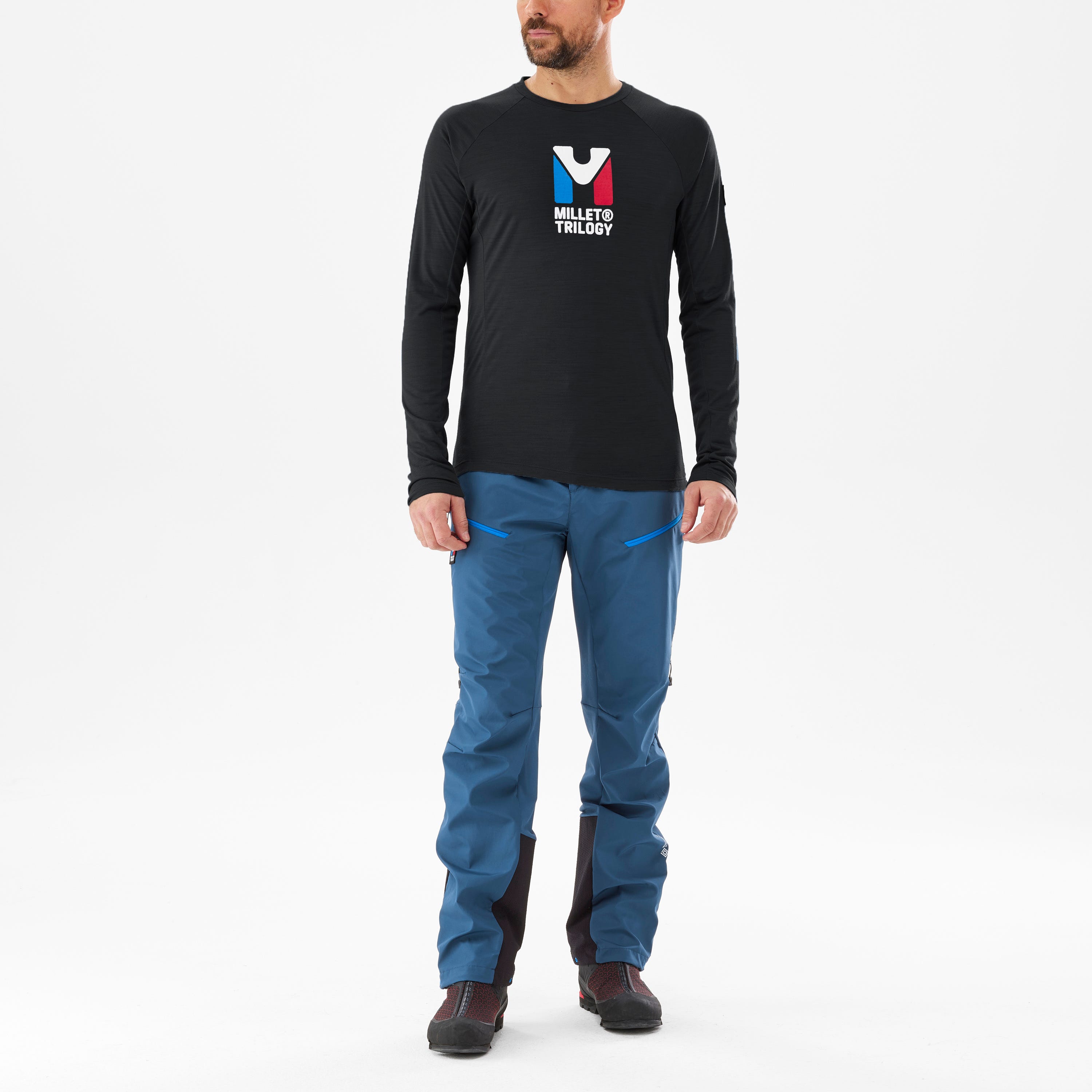 Millet Trilogy Wool TS LS - Maglia in lana merino - Uomo | Hardloop