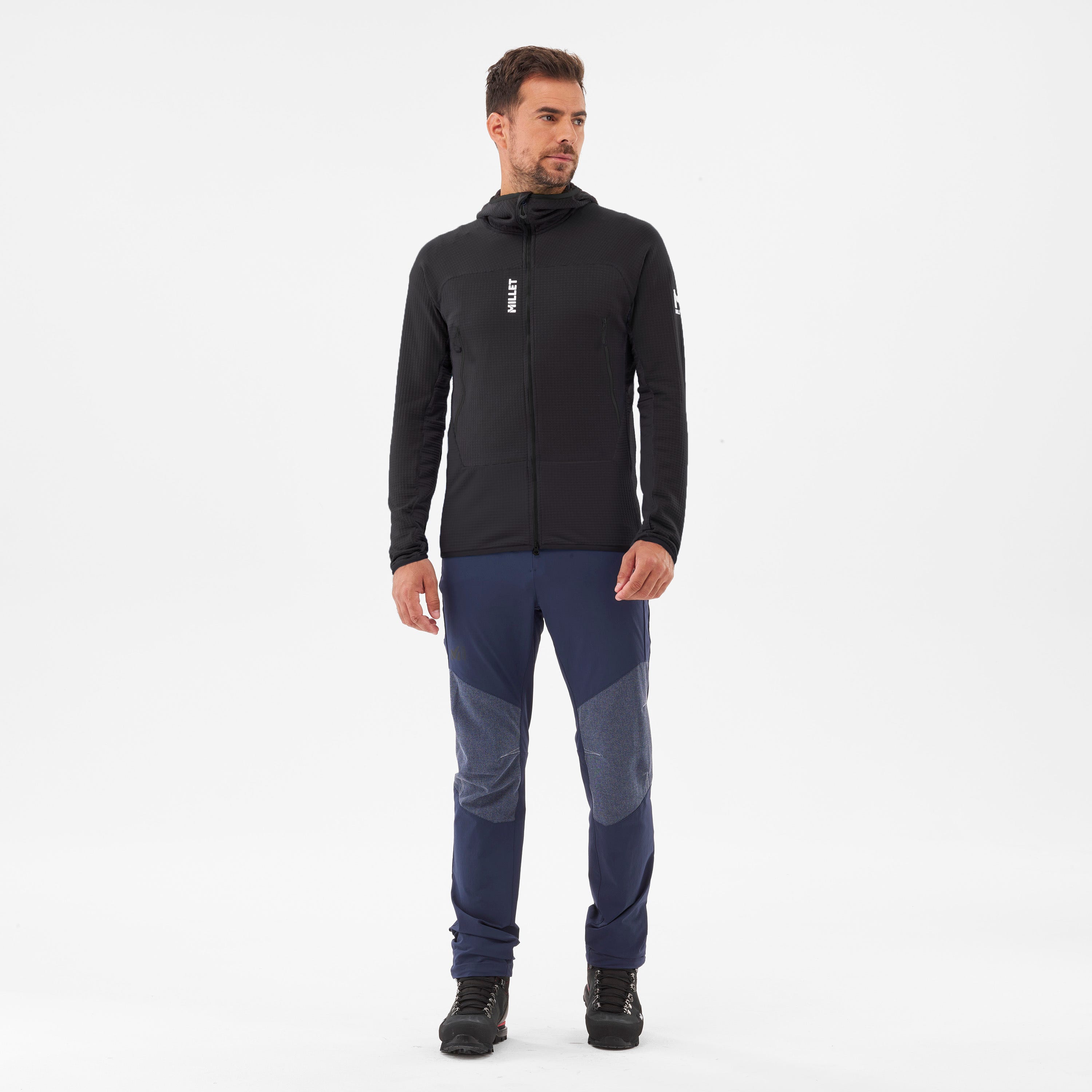 Millet Fusion Grid Hoodie - Bluza polarowa meska | Hardloop