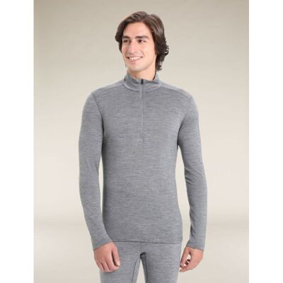 200 Oasis LS Half Zip - Pánské Merinoové Trička