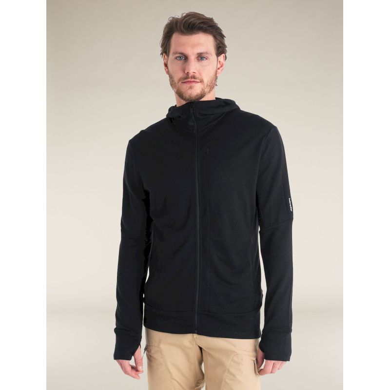 260 Quantum IV LS Zip Hoodie - Merino Fleecevest - Heren