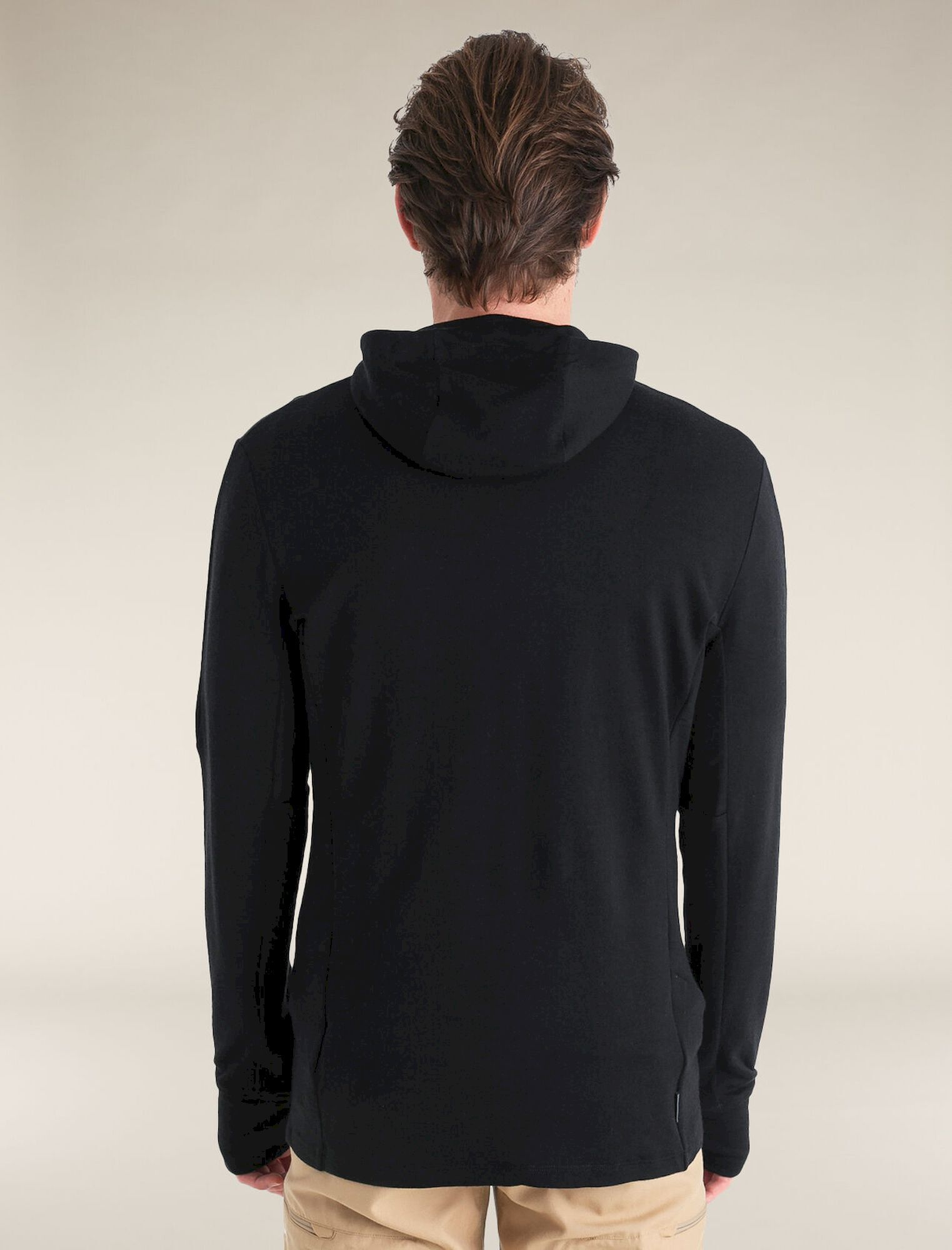 icebreaker 260 Quantum IV LS Zip Hoodie - Polar z wełny Merino