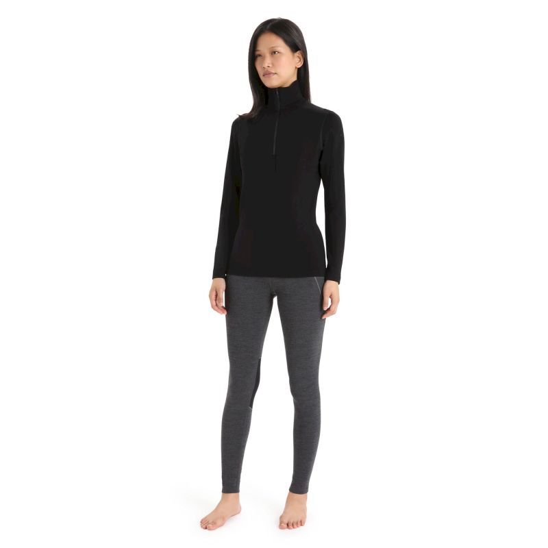 icebreaker 260 Tech LS Half Zip - Camisola térmica de lã merino mulher | Hardloop