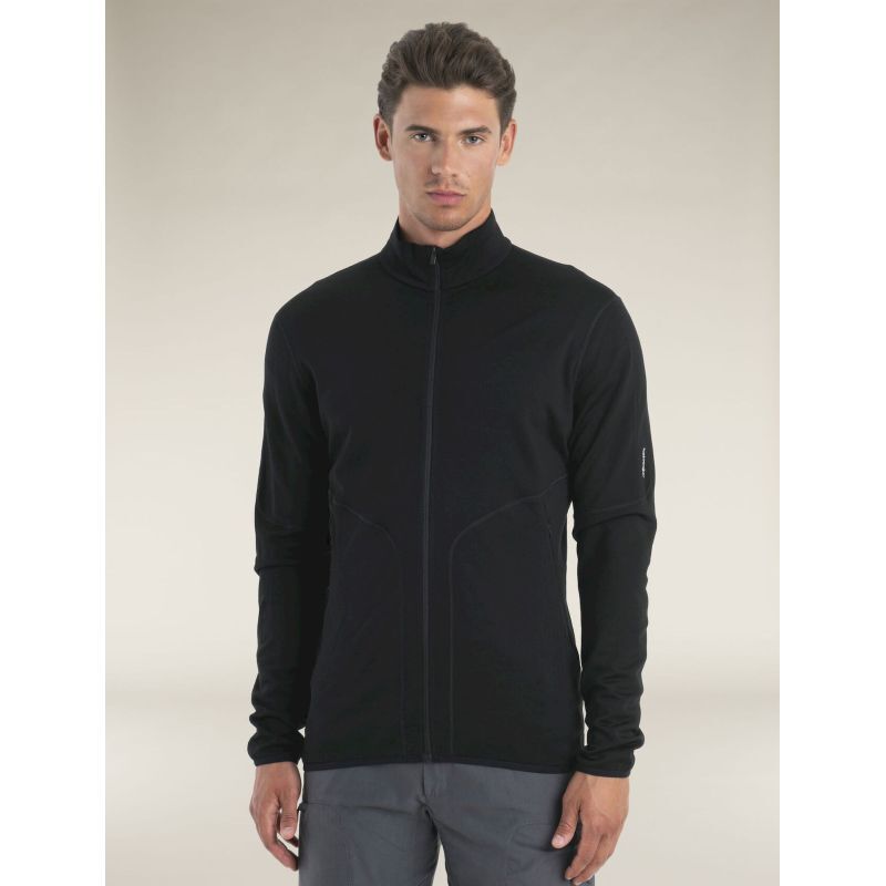 560 RealFleece Elemental II LS Zip - Fleece de lã merino homem