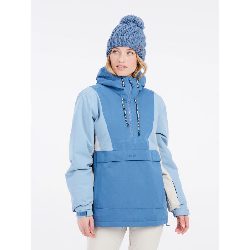 Protest Damen PRTKYM Softshelljacke | Wasserabweisend (10.000 Mm), Atmungsaktiv | Retro-Design, Mit Kapuze, Nachhaltig