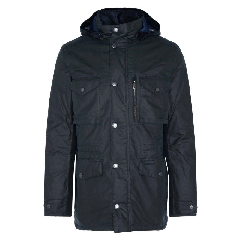 Mens black wax jacket online