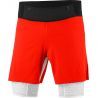 Fiery Red / White