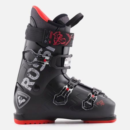 ROSSIGNOL Evo 70 Mens Ski Boots Black 11.5 (29.5), Evo 70 Ski Boots 2023 並行輸入品 Rossignol EVO 70 Ski Boots Black Orange Mens Size 29.5 338mm