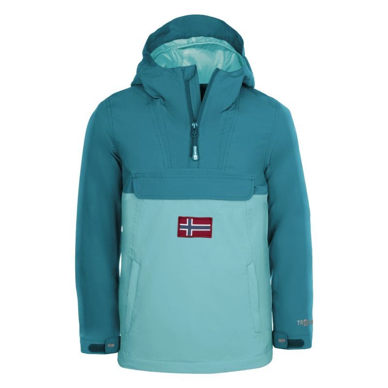 Trollkids Enfants Fille Hallingdal Veste De Ski Imperméable Et Chaude - Rose Et Design Bicolore