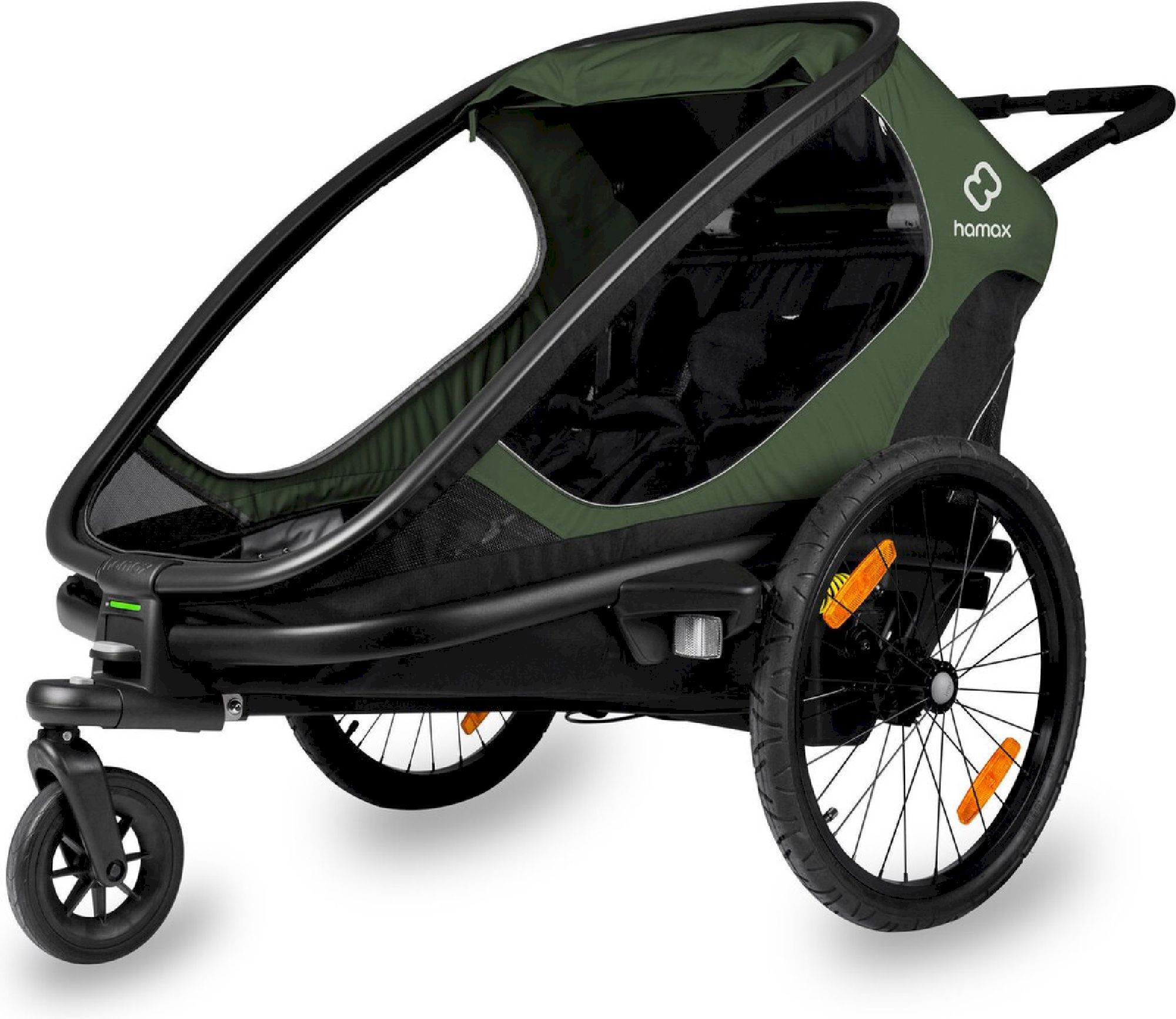 Hamax Outback - Przyczepka rowerowa dla dzieci | Hardloop