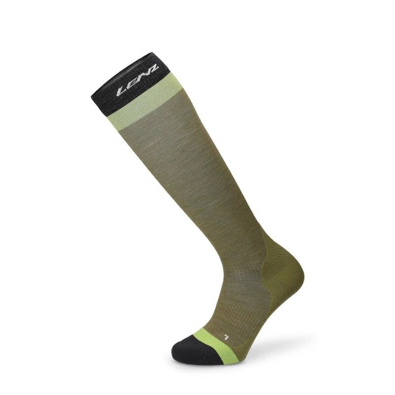 Lenz Think About Merino Compression - Skarpety z wełny Merino® | Hardloop