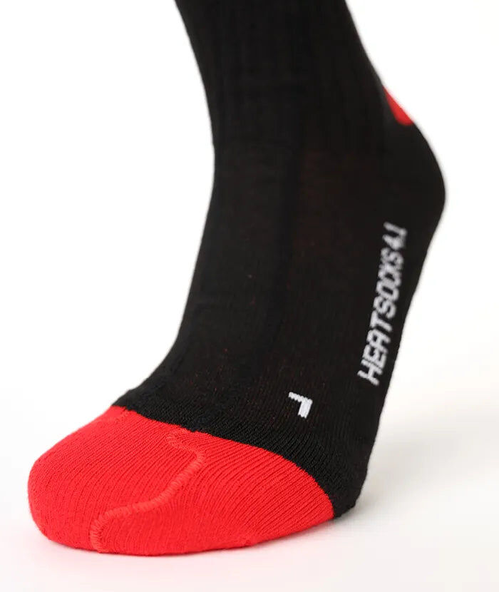 Lenz Heat Sock 4.1 Toe Cap - Ski socks | Hardloop