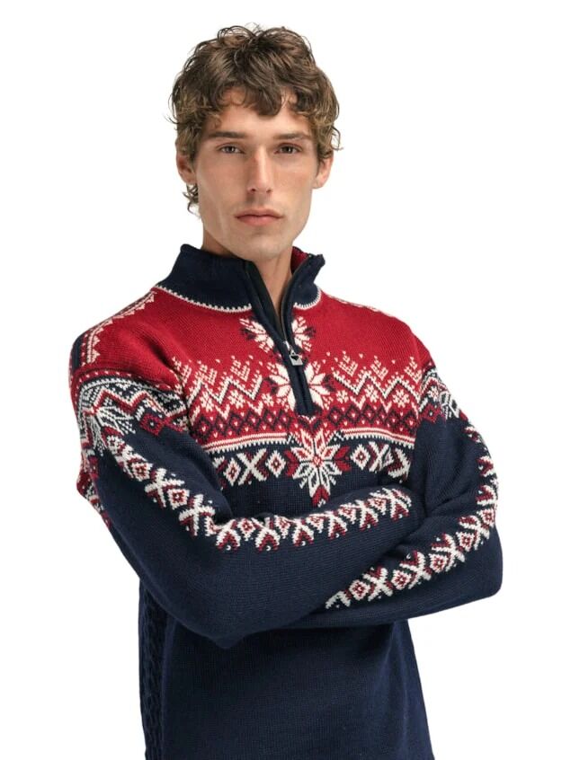 Dale of Norway 140th Anniversary Sweater - Sweter z wełny Merino® męski | Hardloop