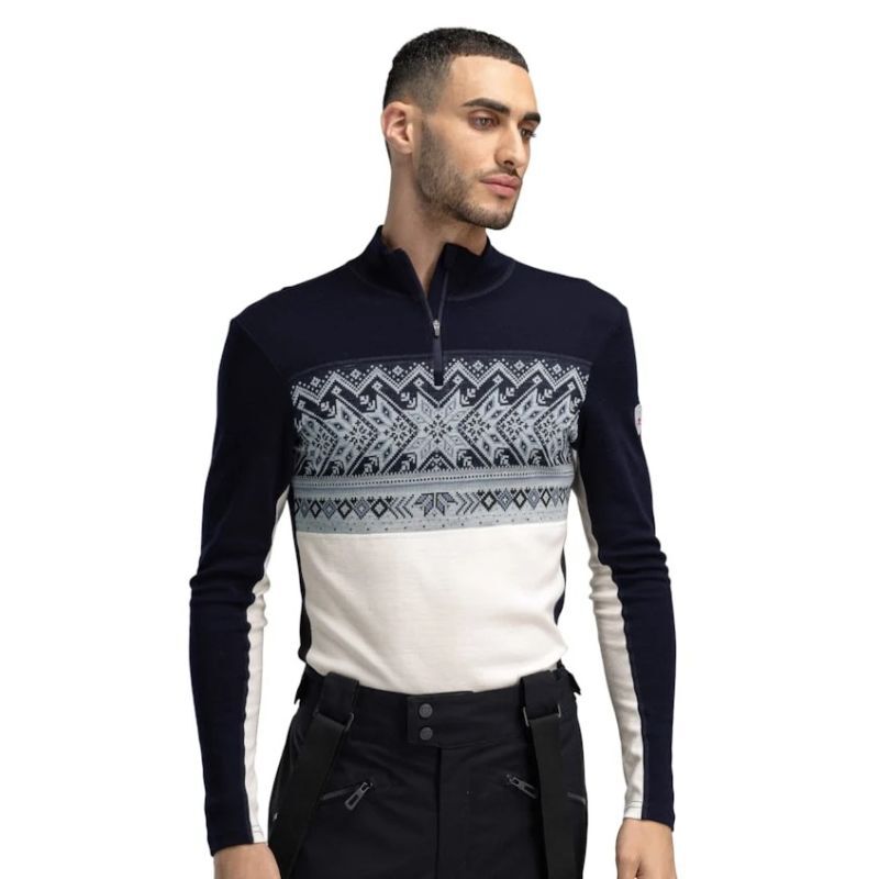 Dale of Norway Vail Baselayer Half Zip - Camisola térmica de lã merino homem | Hardloop