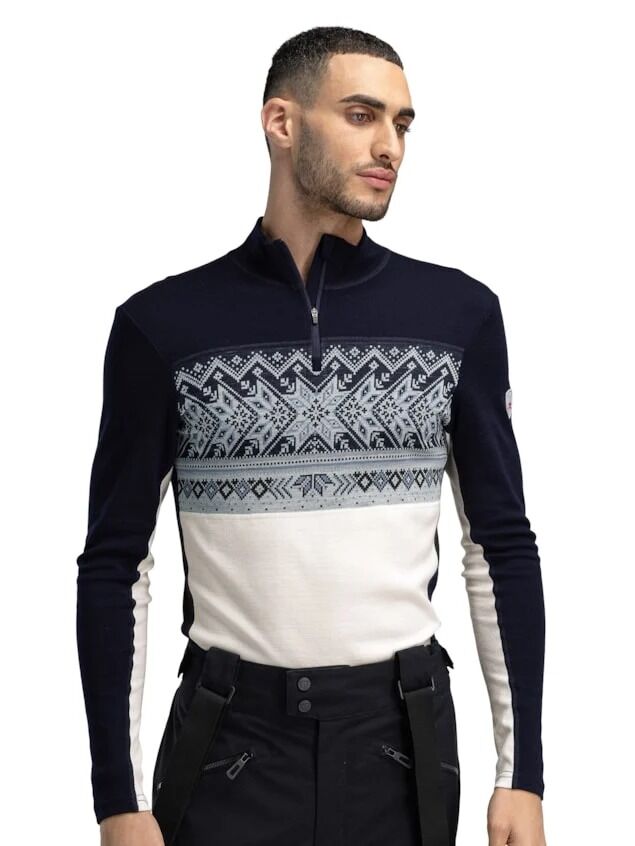 Dale of Norway Vail Baselayer Half Zip - Swetry z wełny merynosa męski | Hardloop