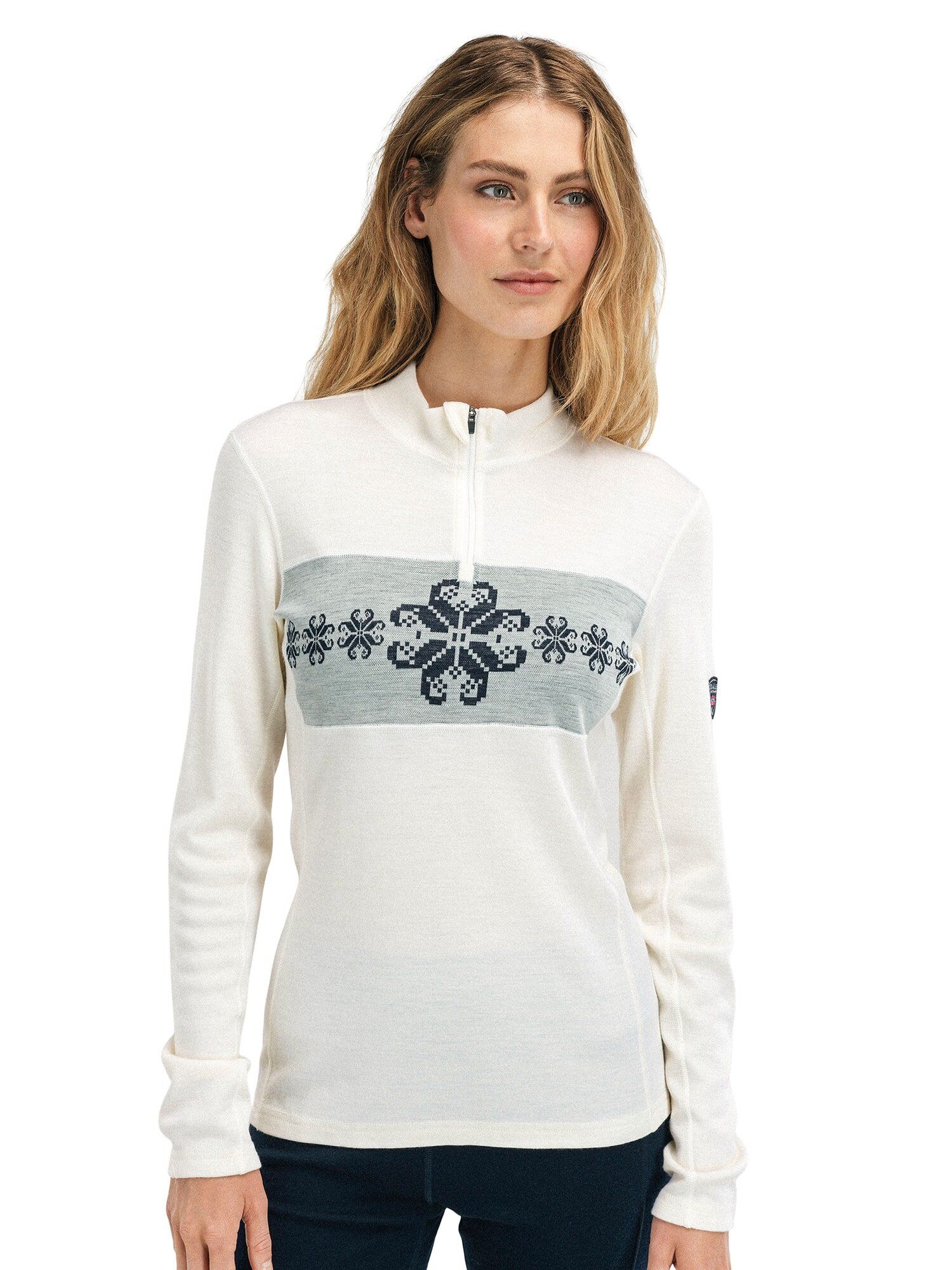 Dale of Norway Falkeberg Baselayer Half zip - Merinovillapaita - Naiset | Hardloop