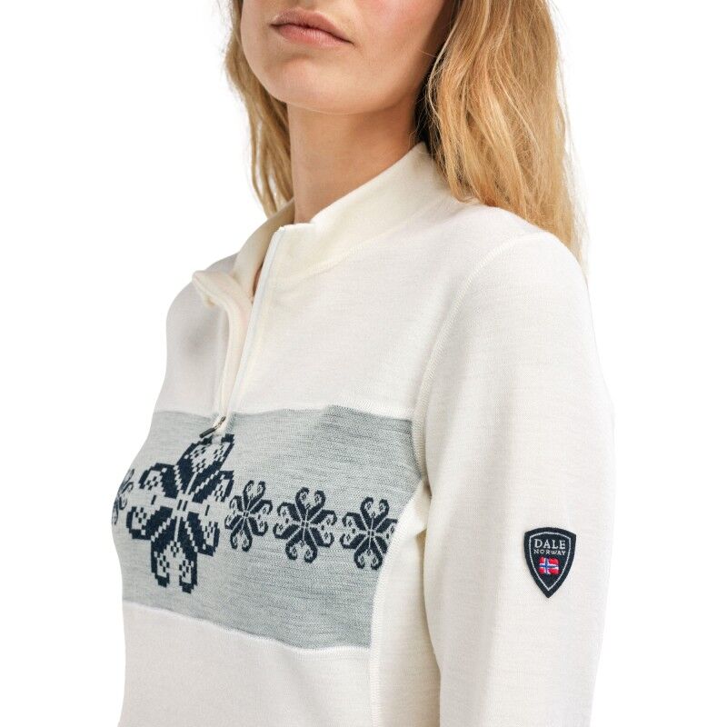 Dale of Norway Falkeberg Baselayer Half zip - Merinovillapaita - Naiset | Hardloop