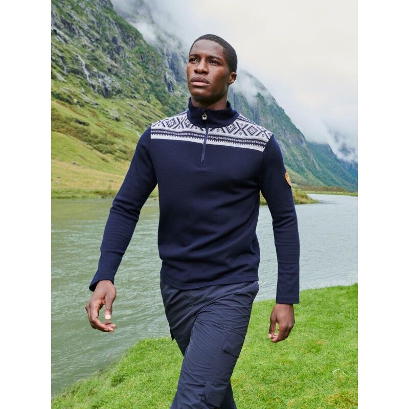 Dale of Norway Cortina Basic Sweater - Merinoull Västar - Herr | Hardloop