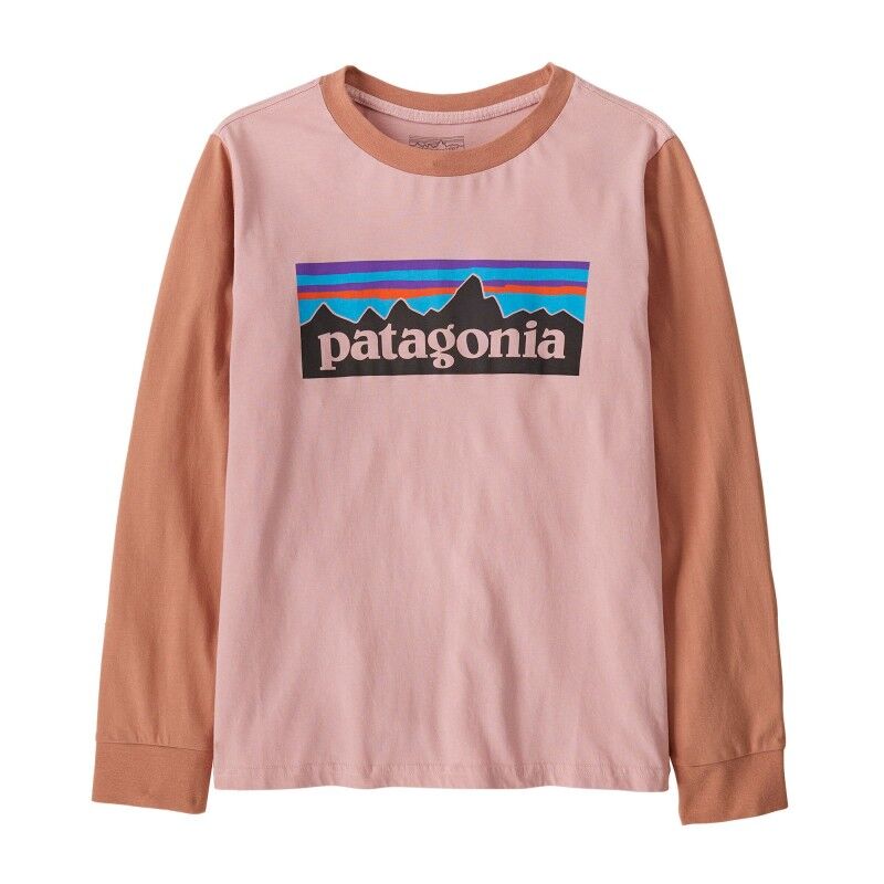Patagonia Kid's Long-Sleeved P-6 Logo T-Shirt - T-shirt - Kid's | Hardloop