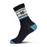 Navy / Turquoise / Off White