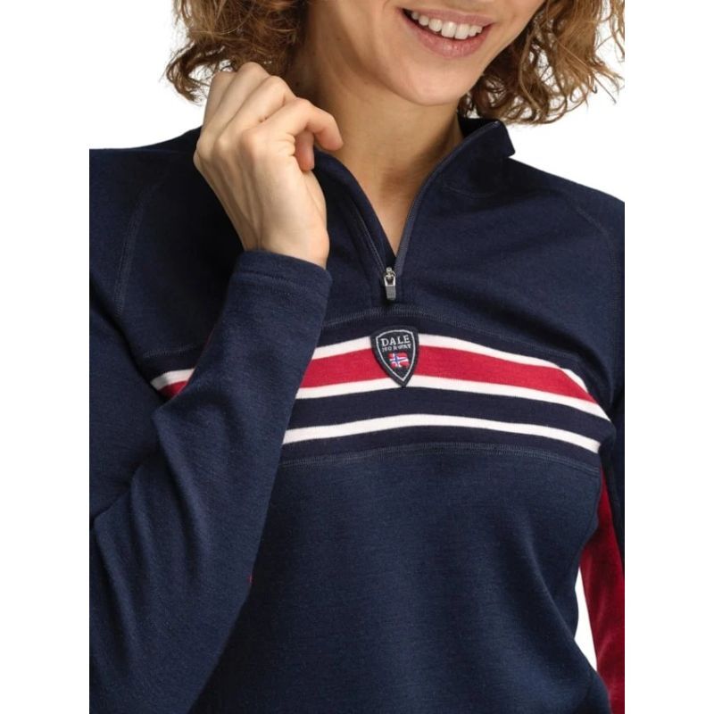 Dale of Norway Aksla Baselayer Half zip - Överdragströjor merinoull - Dam | Hardloop