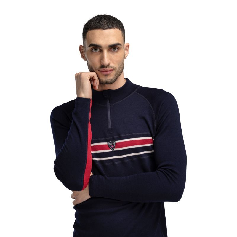 Dale of Norway Aksla Baselayer Half zip - Suéter de lã merino homem | Hardloop