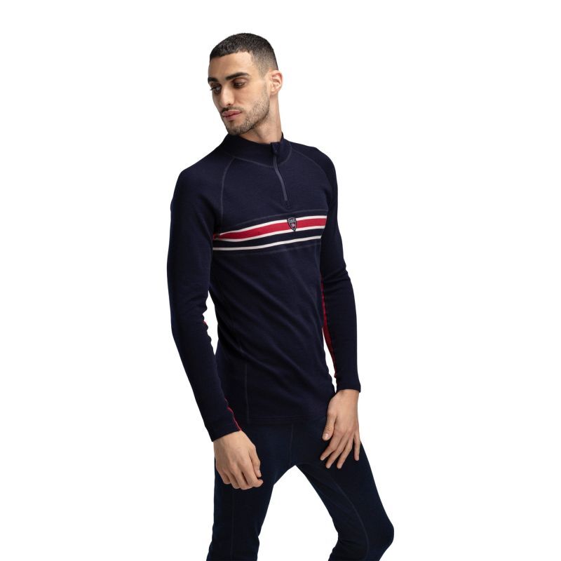 Dale of Norway Aksla Baselayer Half zip - Merinotrui - Heren | Hardloop