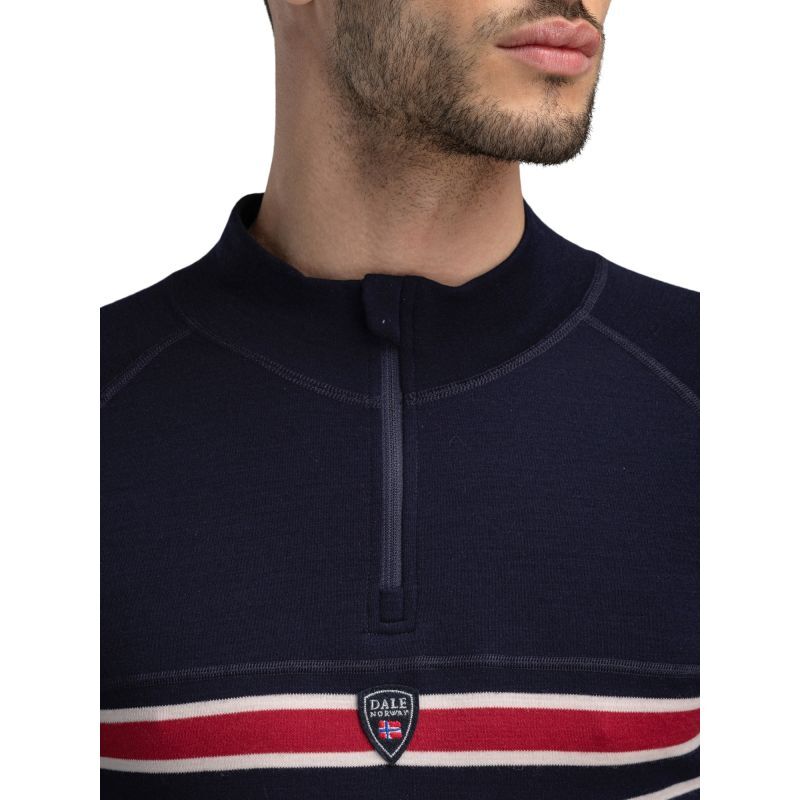 Dale of Norway Aksla Baselayer Half zip - Överdragströjor merinoull - Herr | Hardloop