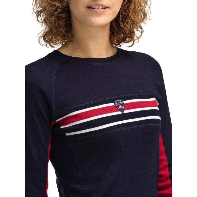 Dale of Norway Aksla Baselayer Crew Neck - Merinouldtrøj - Damer | Hardloop