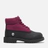 Black Nubuck / Dark Pink