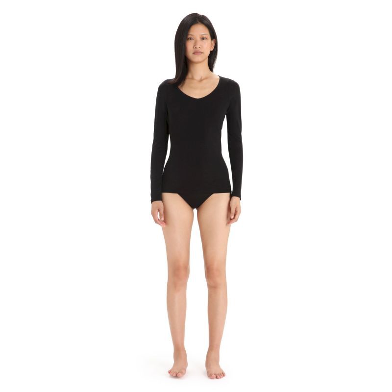 Icebreaker Siren Long Sleeve Sweetheart - T-shirt en laine mérinos femme I Hardloop | Hardloop