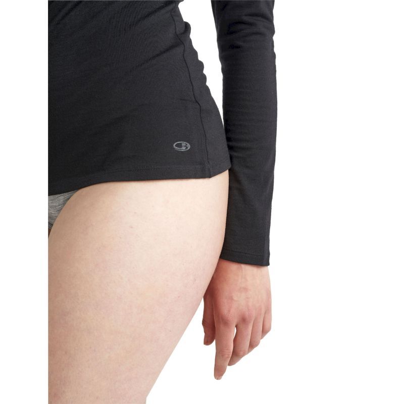 Icebreaker Siren Long Sleeve Sweetheart - T-shirt en laine mérinos femme I Hardloop | Hardloop