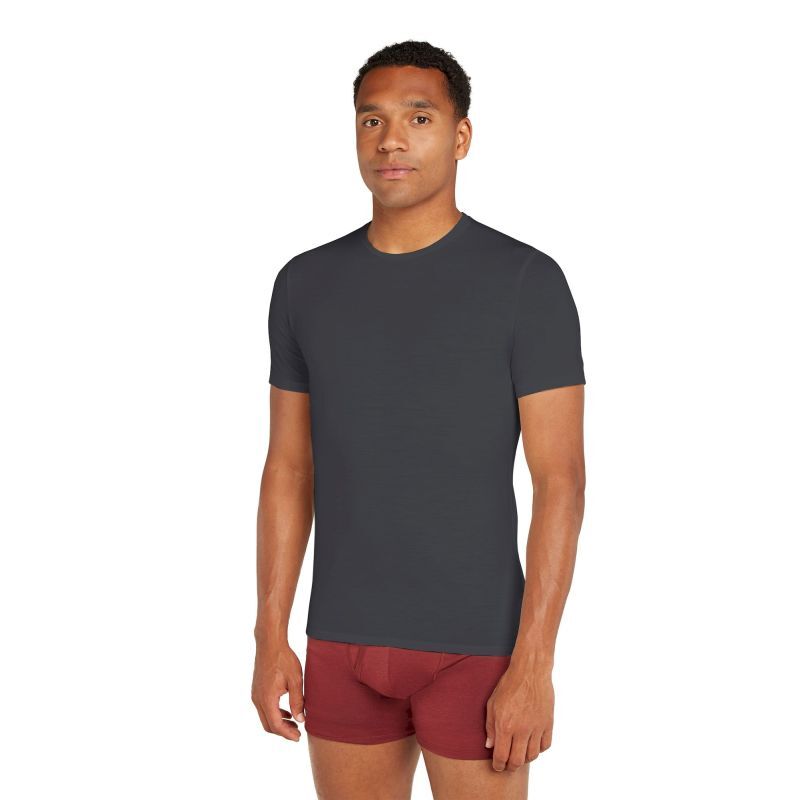 Anatomica Short Sleeve Crewe en Mérinos - Camiseta de lã merino homem