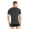 icebreaker Anatomica Short Sleeve Crewe en Mérinos - Undertøj - Herrer | Hardloop