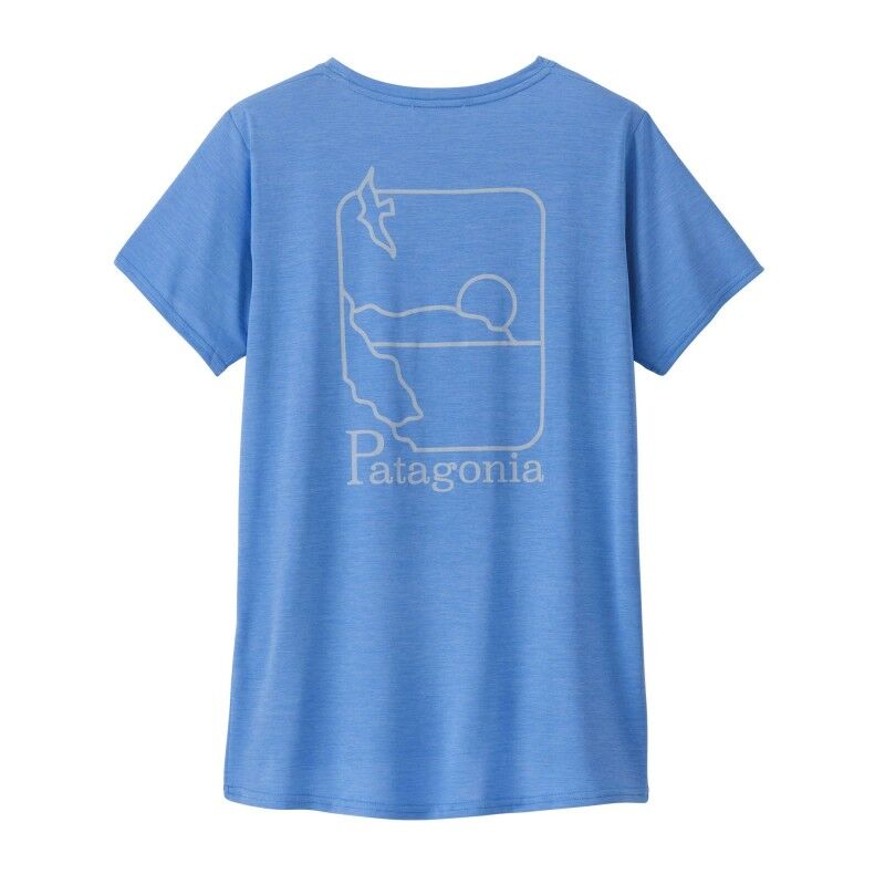 Patagonia Women's Cap Cool Daily Graphic Shirt - Waters - T-shirt damski | Hardloop