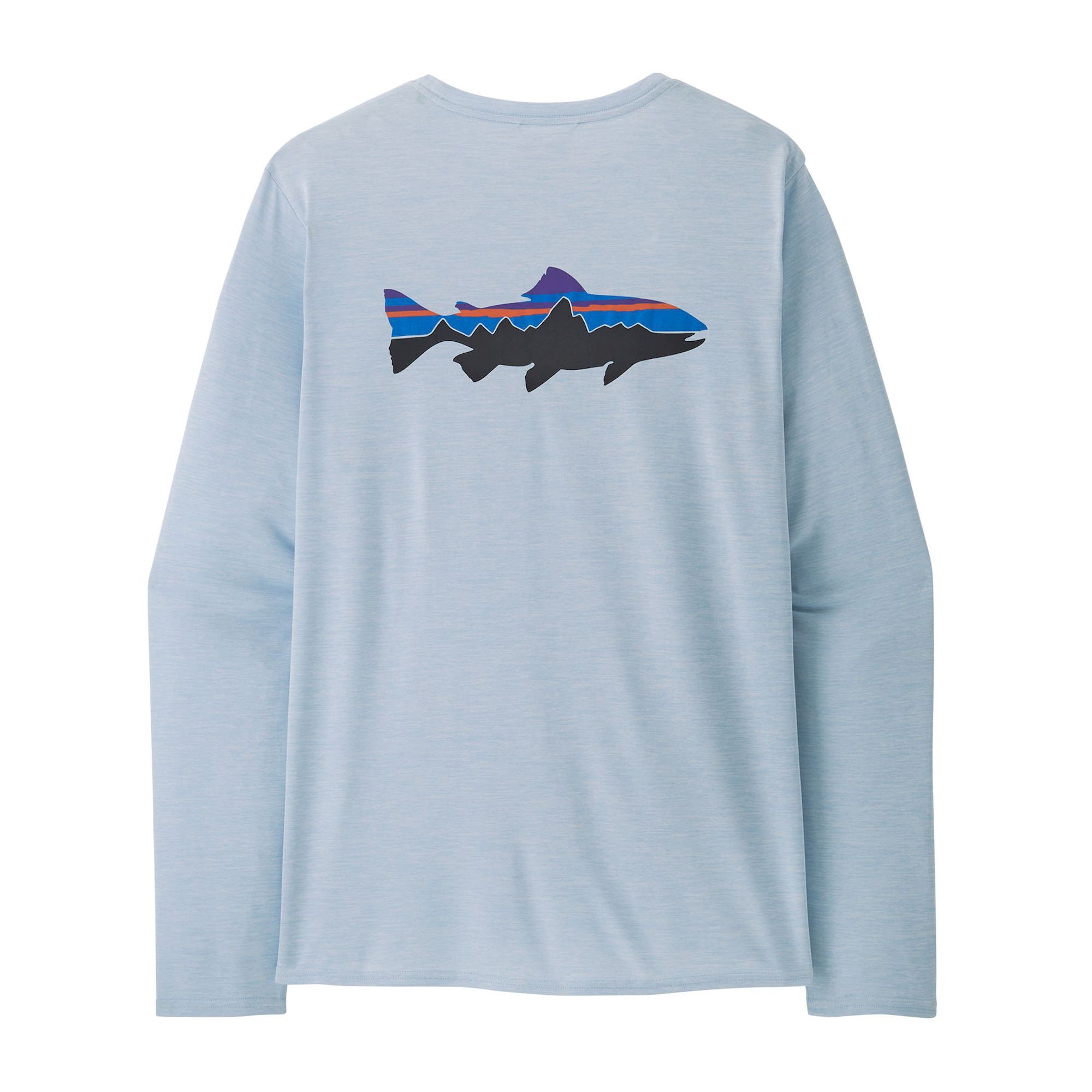 Patagonia Men's Long-Sleeved Cap Cool Daily Graphic Shirt - Waters - T-shirt meski | Hardloop