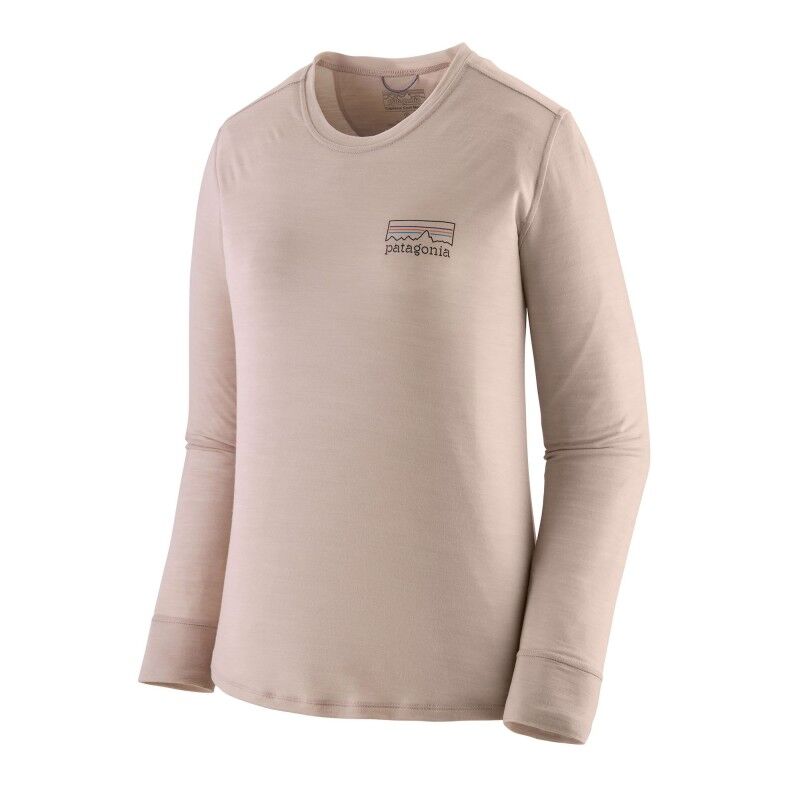 Patagonia L/S Cap Cool Merino Graphic Shirt - T-shirt damski | Hardloop