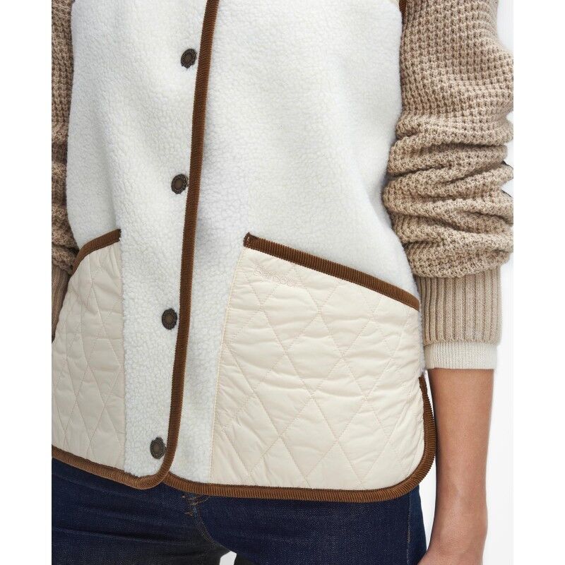 BARBOUR レディース キルティングベスト BRAMBLES FLEECE GILET 楽天市場】バブアー BARBOUR キルティングベスト フリースベスト