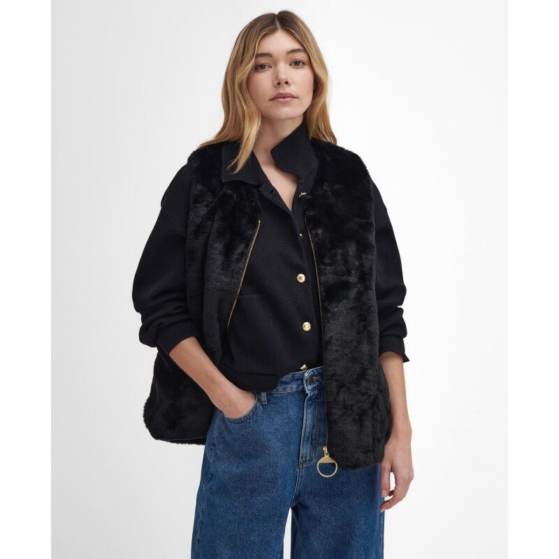 Barbour Barn Faux-Fur Gilet - Gilet - Donna | Hardloop
