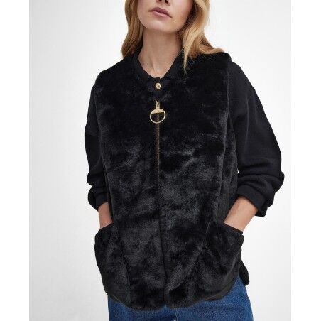Barbour Barn Faux-Fur Gilet - Vest - Women's | Hardloop