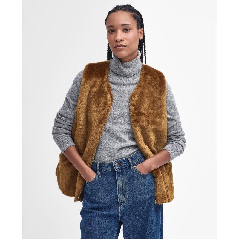 Barbour Barn Faux-Fur Gilet - Weste - Damen | Hardloop