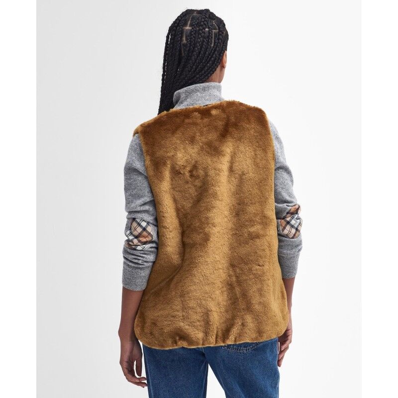 Barbour Barn Faux-Fur Gilet - Weste - Damen | Hardloop