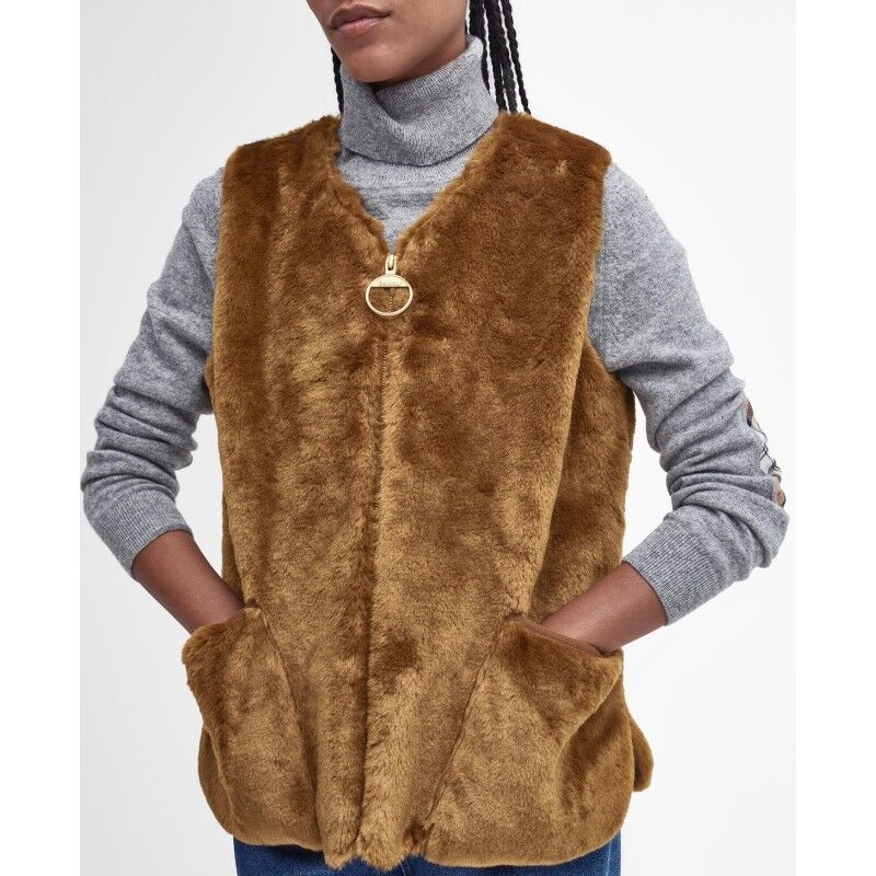 Barbour Barn Faux-Fur Gilet - Weste - Damen | Hardloop