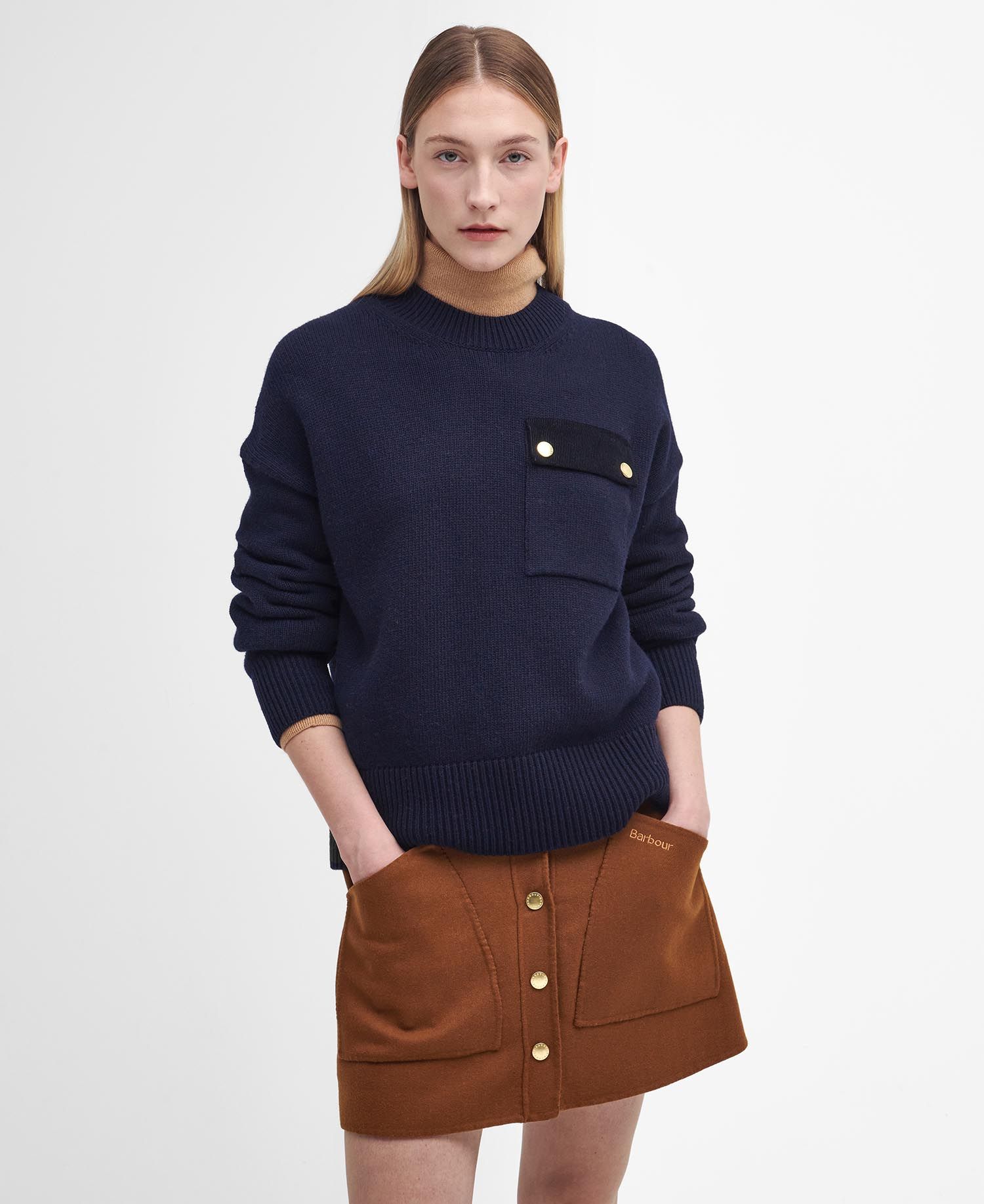 Barbour Reighton Crew Neck Jumper - Jerséis - Mujer | Hardloop