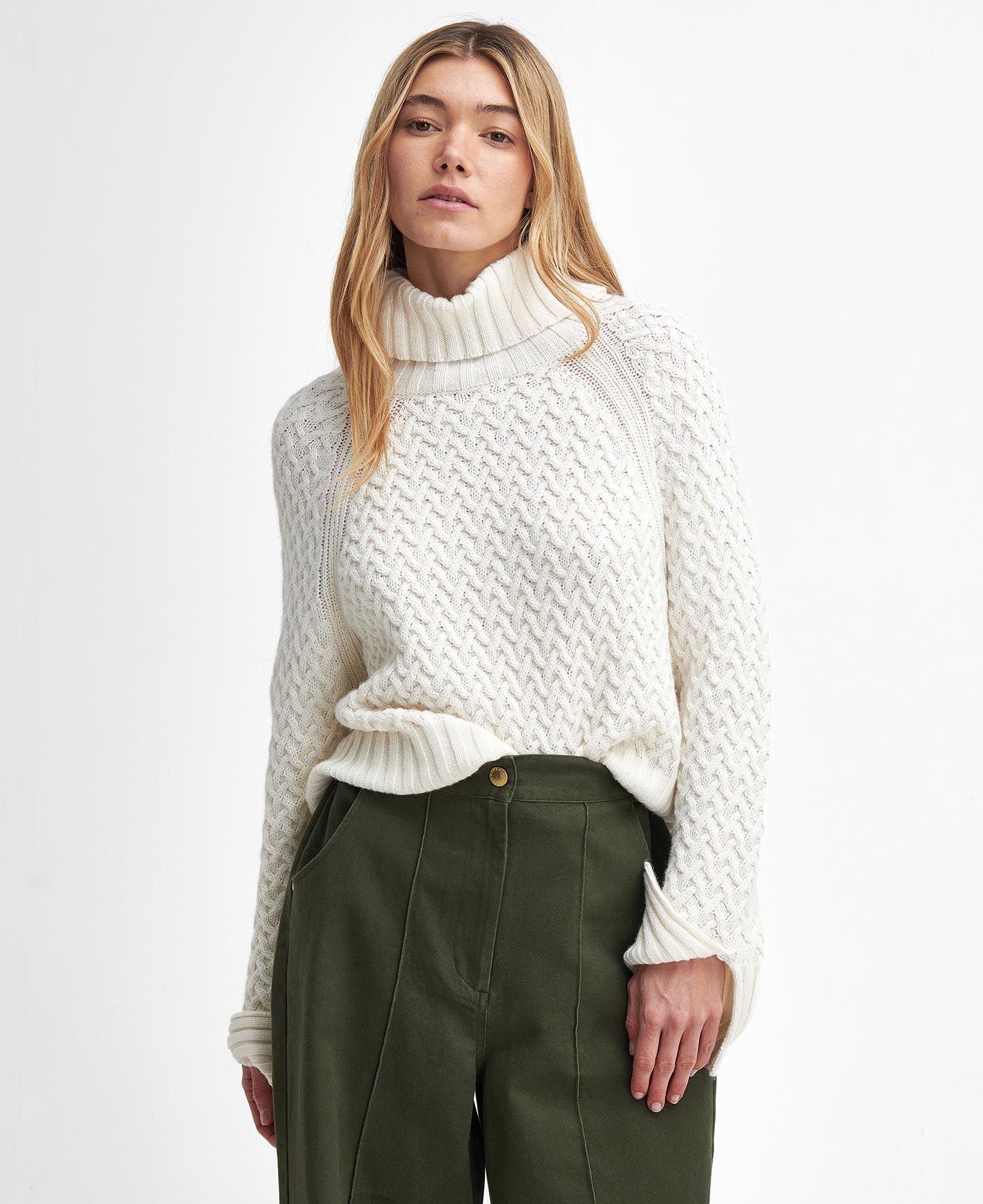 Barbour Malton Roll Neck Jumper - Jerséis - Mujer | Hardloop