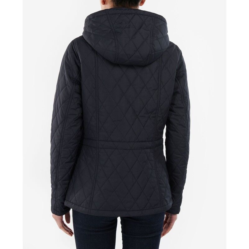 Barbour millfire hooded quilted jacket discount