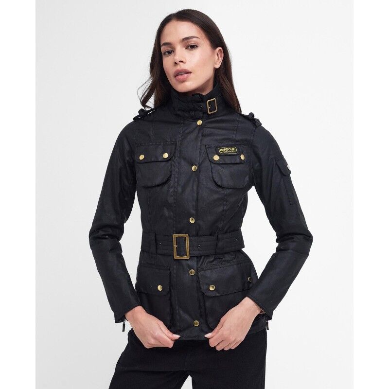 Barbour International Waxed Jacket - Kurtka damska | Hardloop